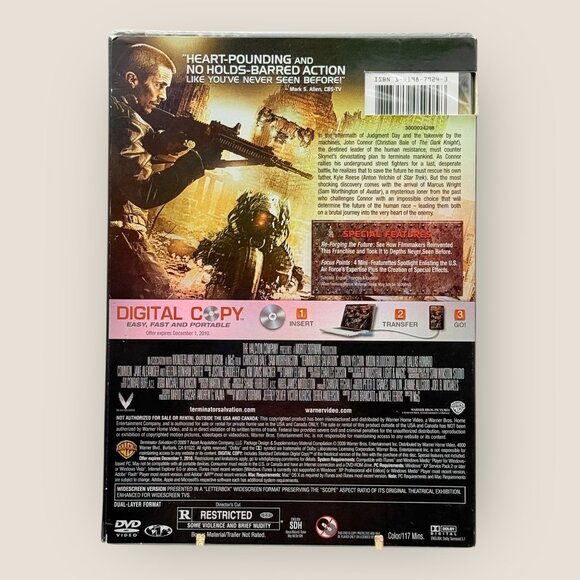 Terminator Salvation Directors Cut Special Edition 2-Disc DVD Digital Copy - Picture 2 of 2